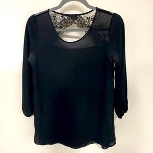 Charming Charlie Sheer Top